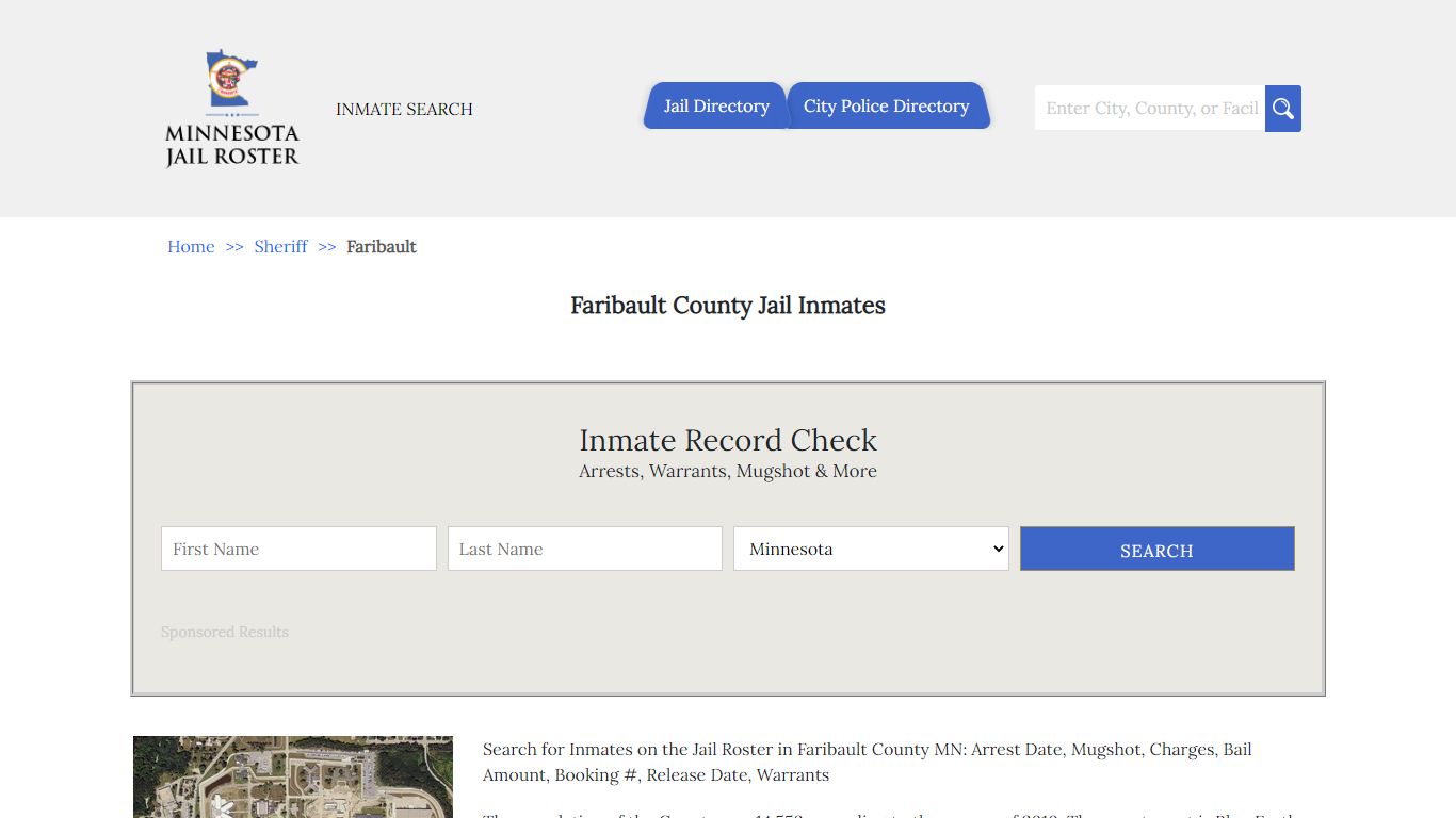 Faribault County Jail Inmates | Jail Roster Search